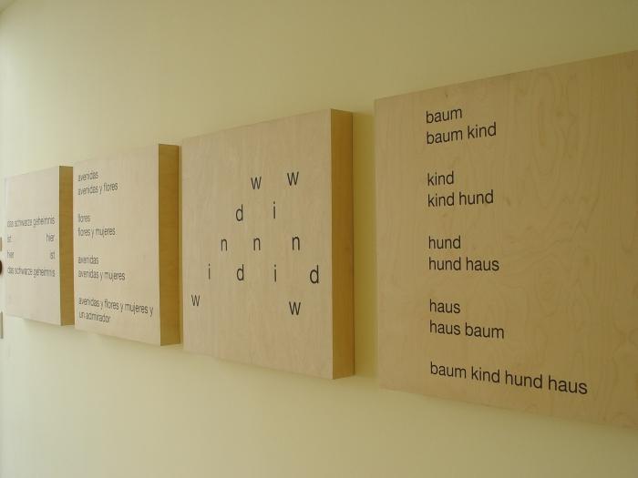 Eugen Gomringer - Konkrete Poesie im Kunsthaus Rehau