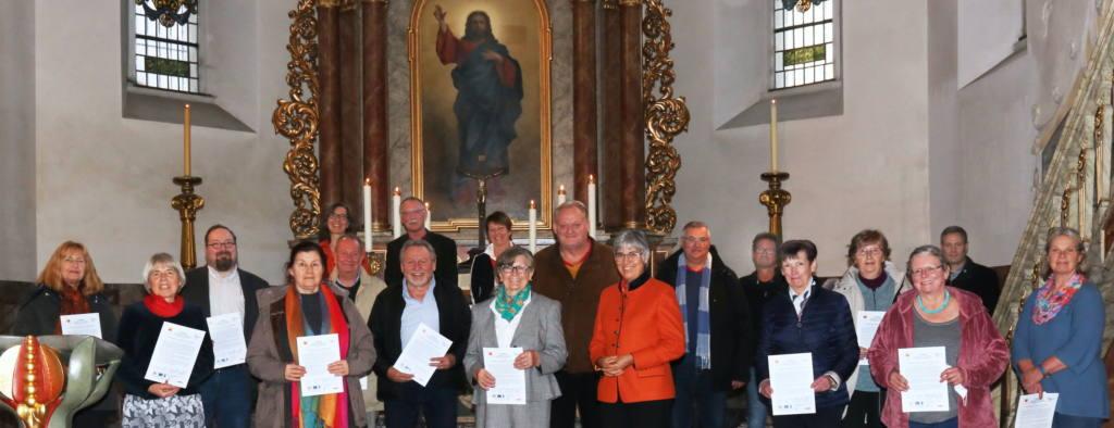 Projekt Markgrafenkirchen erschließen - Große Kirchenführerausbildung