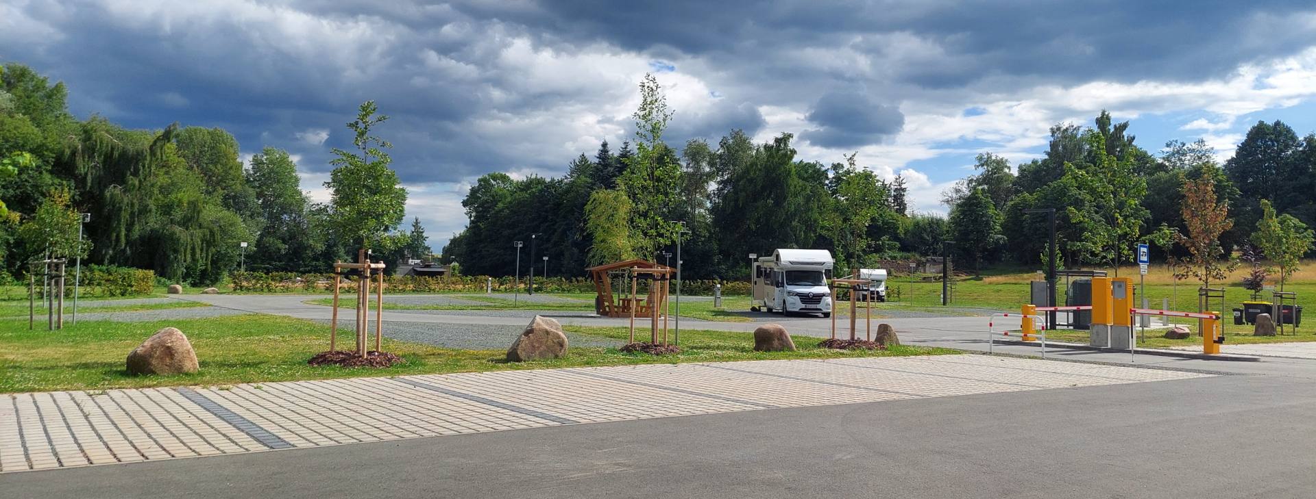 Bau von Wohnmobilstellplätzen in Wüstenselbitz