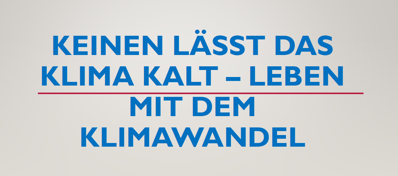 Die Thematik der Anpassung an die globale Erwärmung wird im Rahmen des Projekts aufbauend zu Klimaschutzmaßnahmen betrachtet.